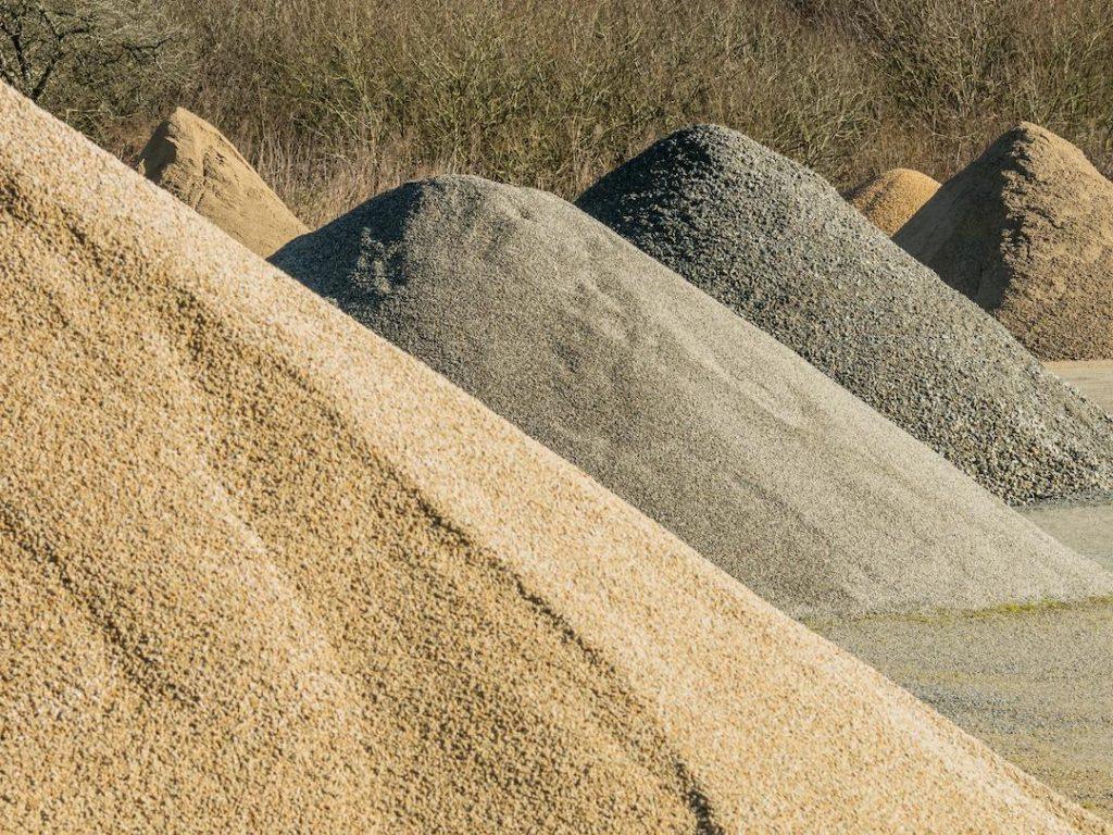 Piles Of Aggregates